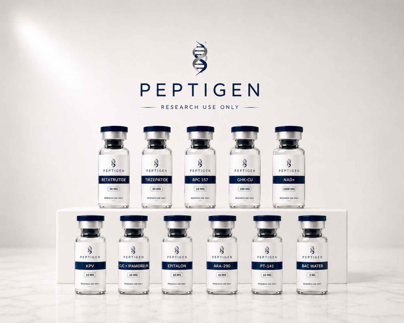 Research Peptides - Peptigen full product range